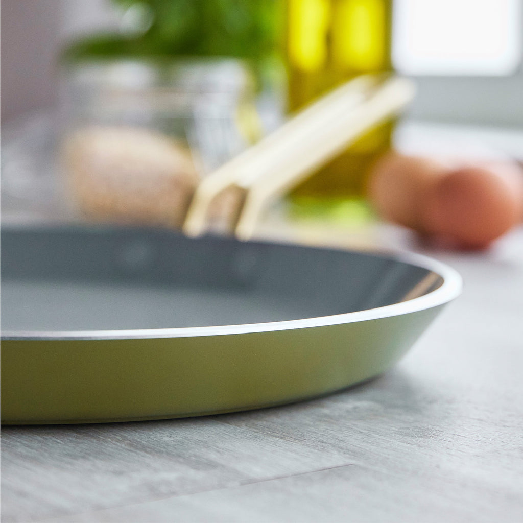 Stanley Tucci™ Ceramic Nonstick 10" Crepe and Omelette Pan | Tuscan Olive - Image 13
