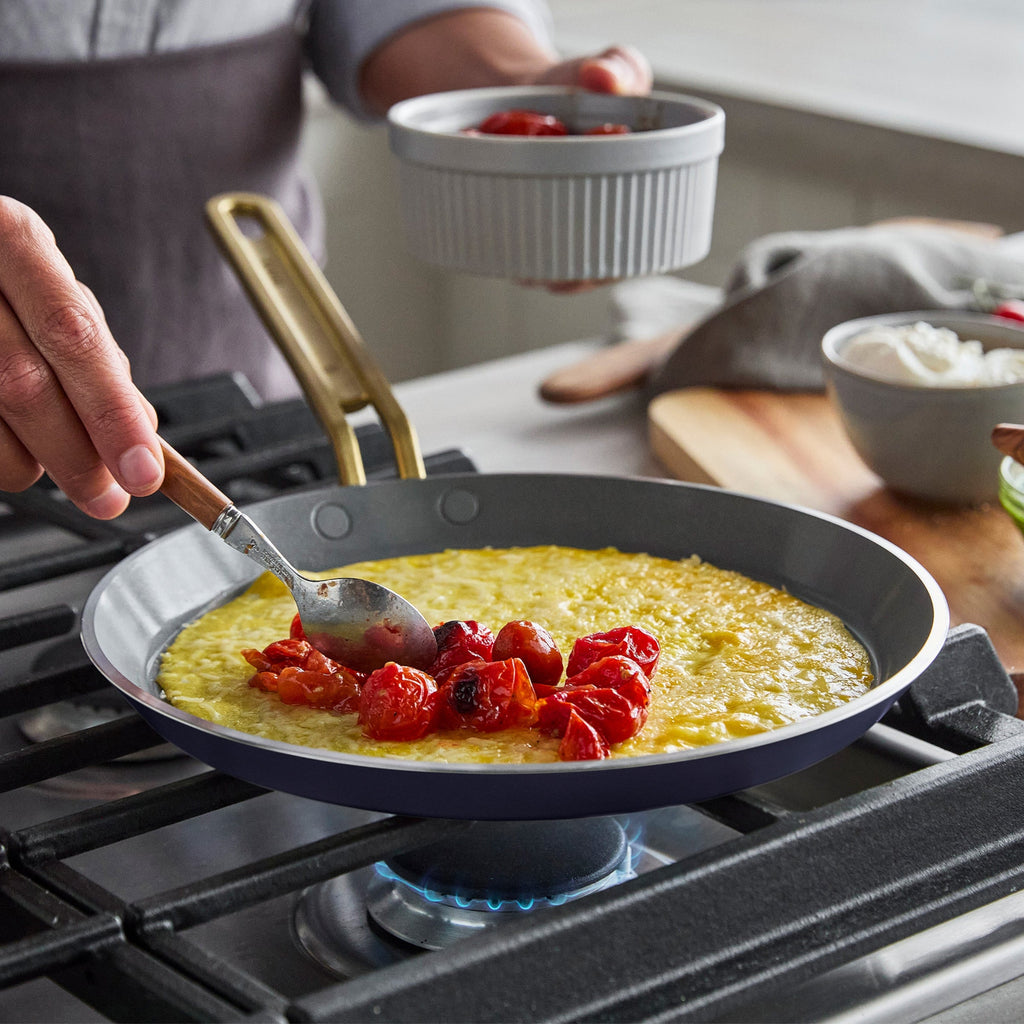 Stanley Tucci™ Ceramic Nonstick 10" Crepe and Omelette Pan | Marino Blue - Image 14