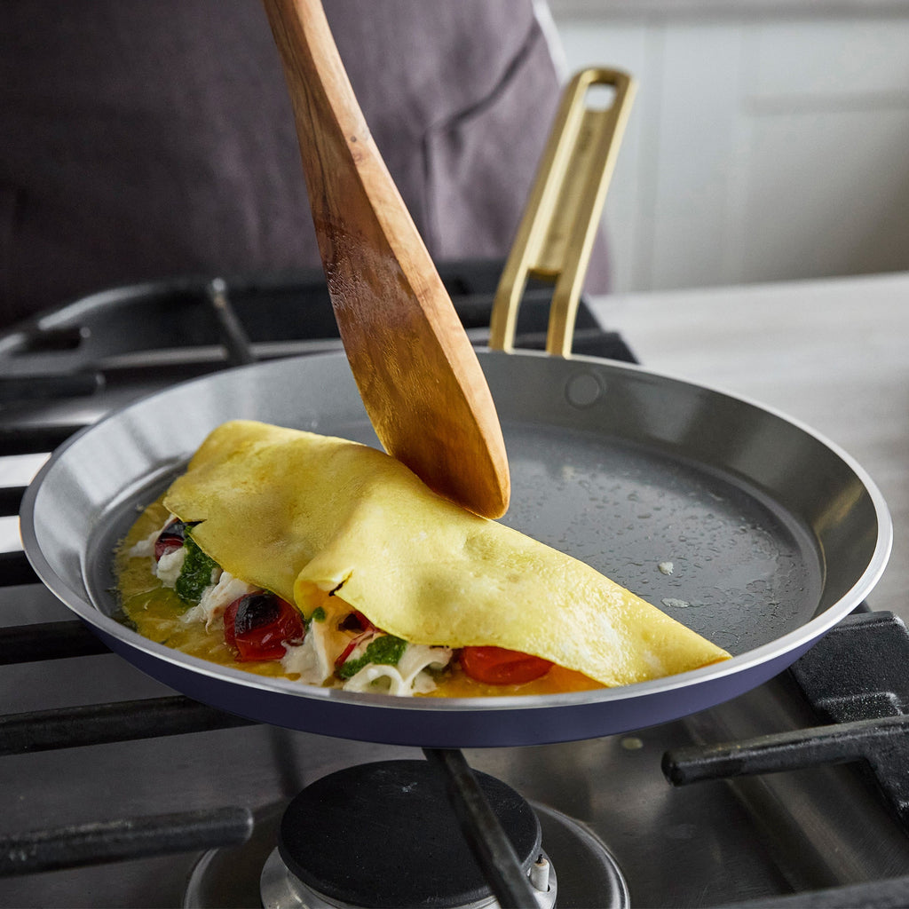 Stanley Tucci™ Ceramic Nonstick 10" Crepe and Omelette Pan | Marino Blue - Image 5