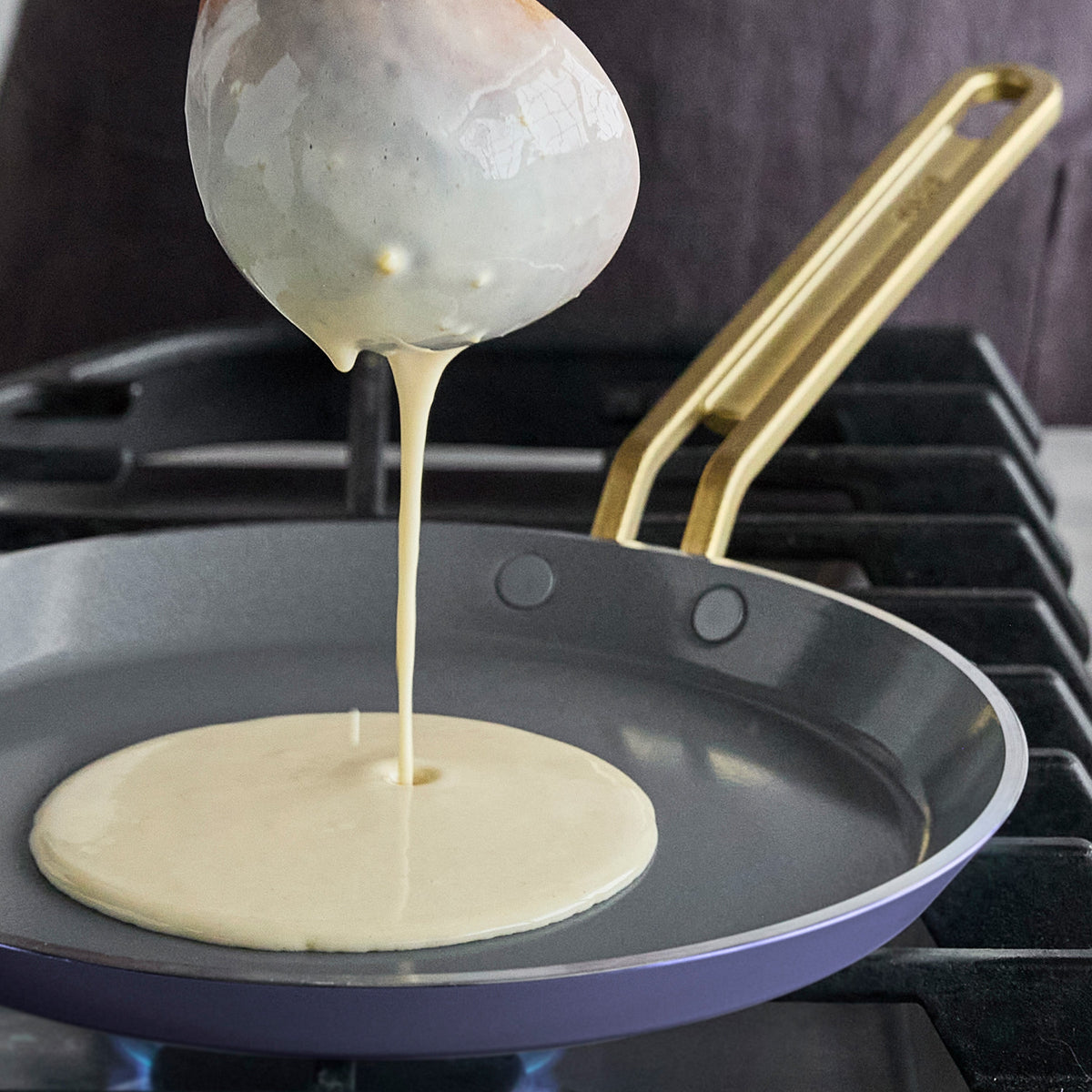 Stanley Tucci™ Ceramic Nonstick 10" Crepe and Omelette Pan | Marino Blue - Image 9