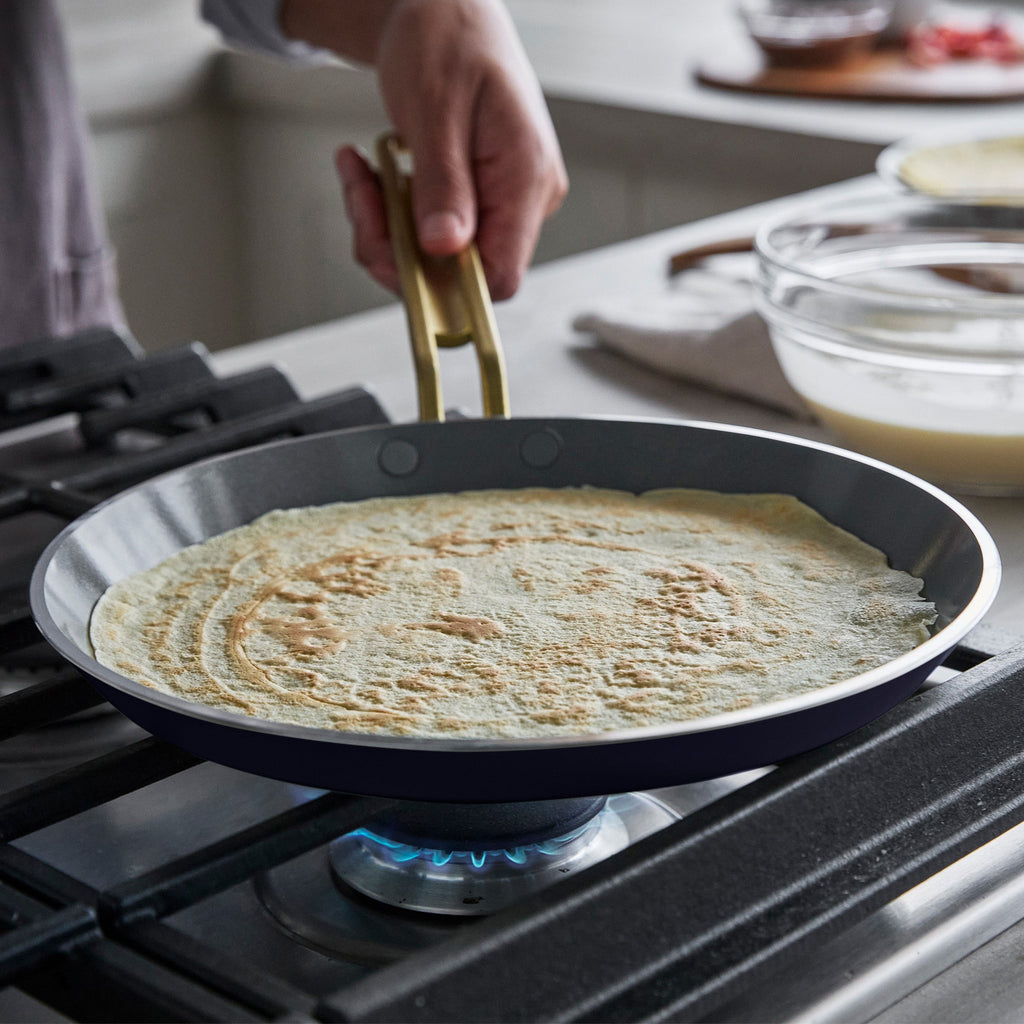 Stanley Tucci™ Ceramic Nonstick 10" Crepe and Omelette Pan | Marino Blue - Image 10