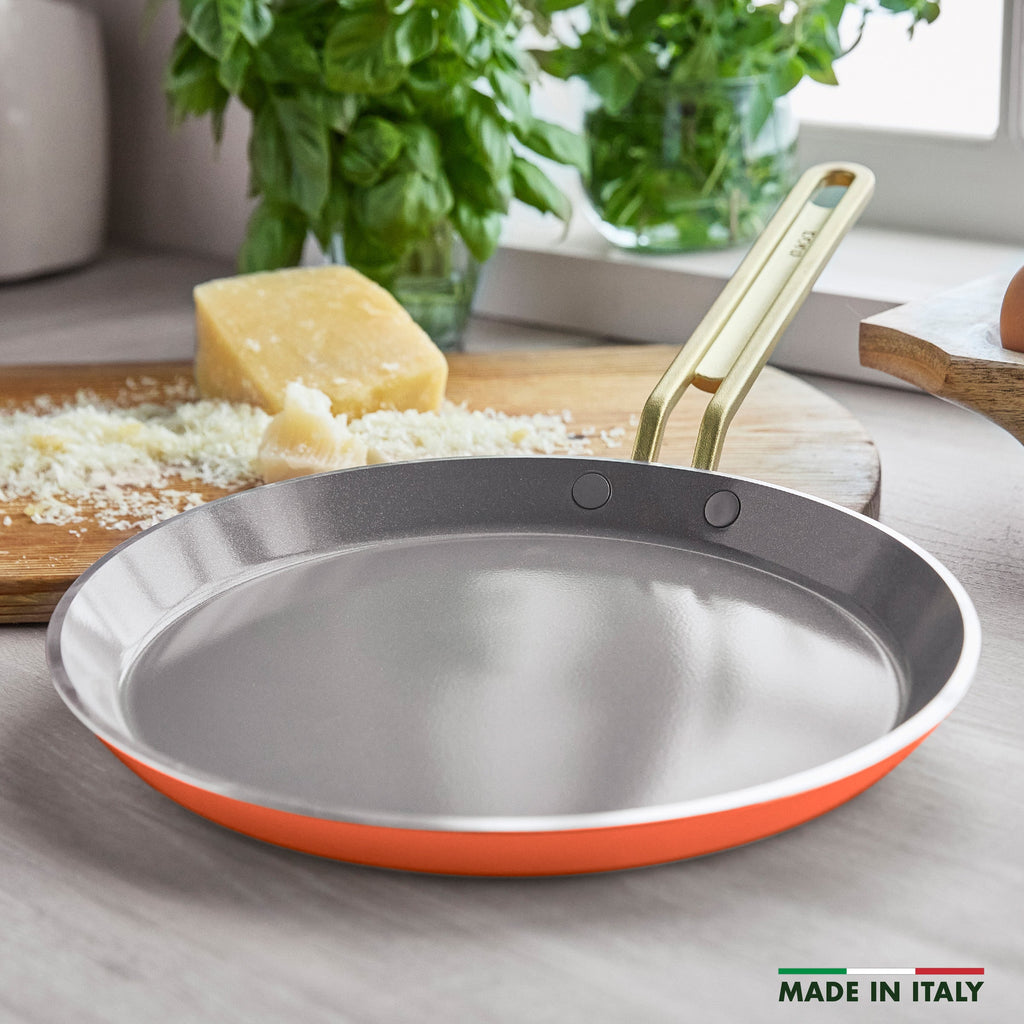 Stanley Tucci™ Ceramic Nonstick 10" Crepe and Omelette Pan | Amalfi Sunset - Image 3