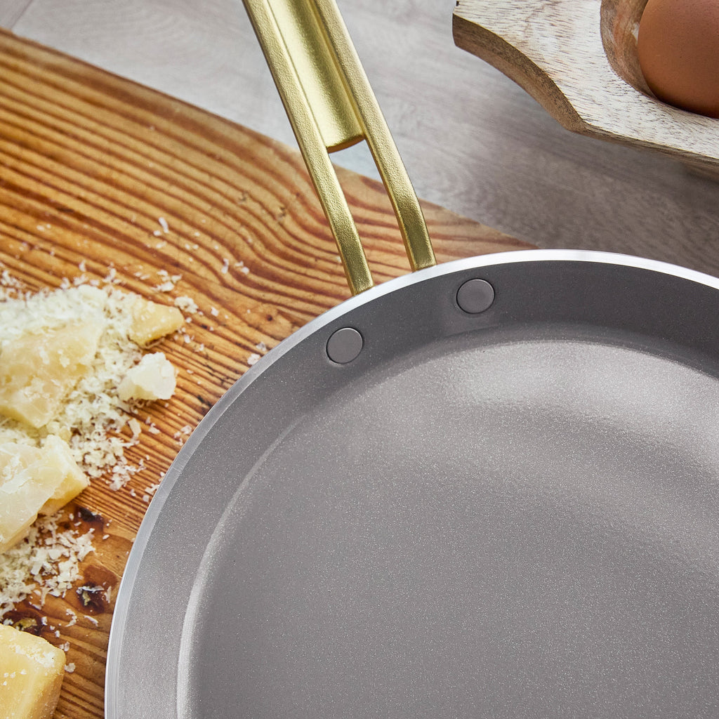 Stanley Tucci™ Ceramic Nonstick 10" Crepe and Omelette Pan | Roma Gold - Image 6
