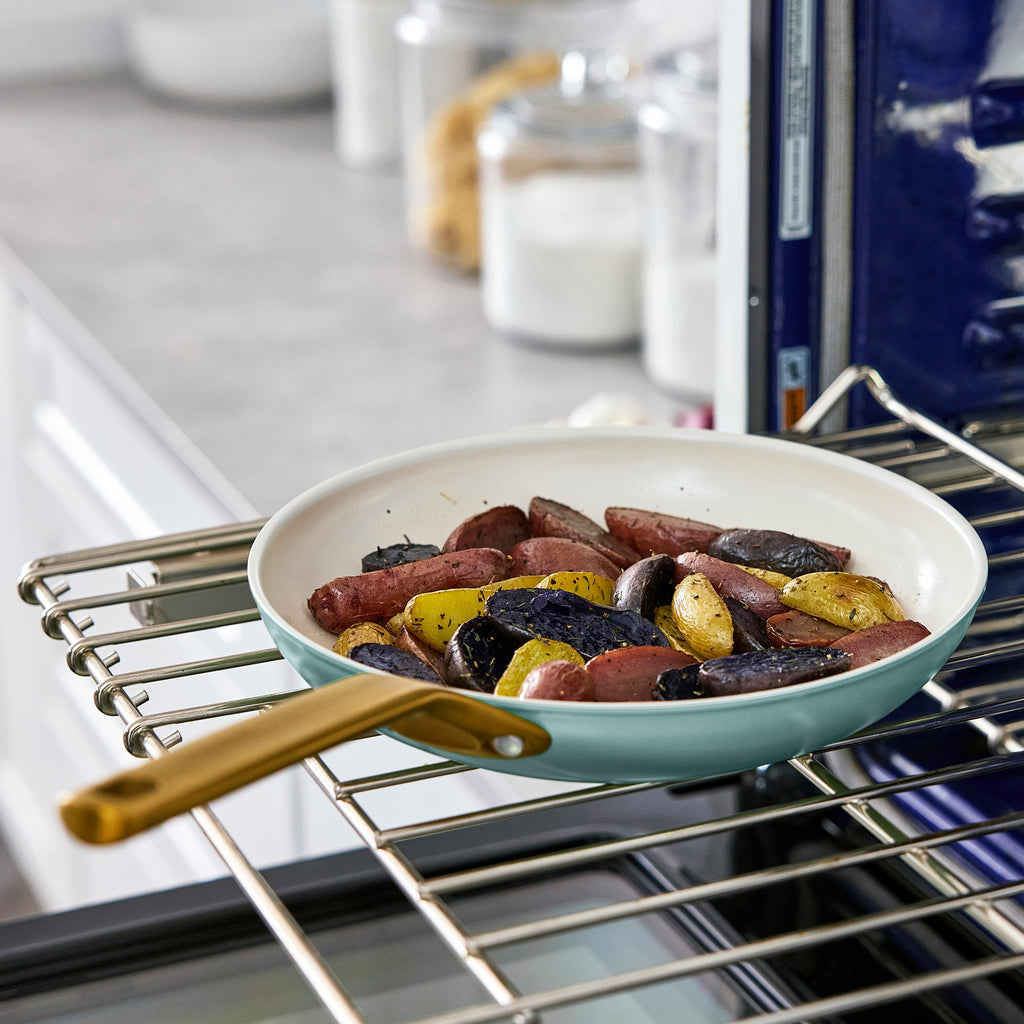 Reserve Pro Ceramic Nonstick 8", 10" and 12" Frypan Set | Seaside - Image 5
