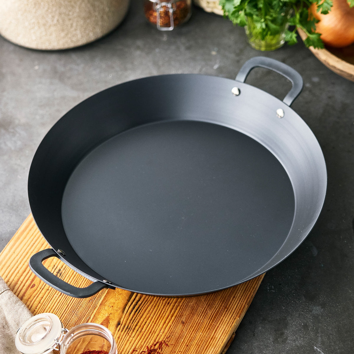 Bobby Flay by GreenPan 15" Carbon Steel Paella Pan - Image 4