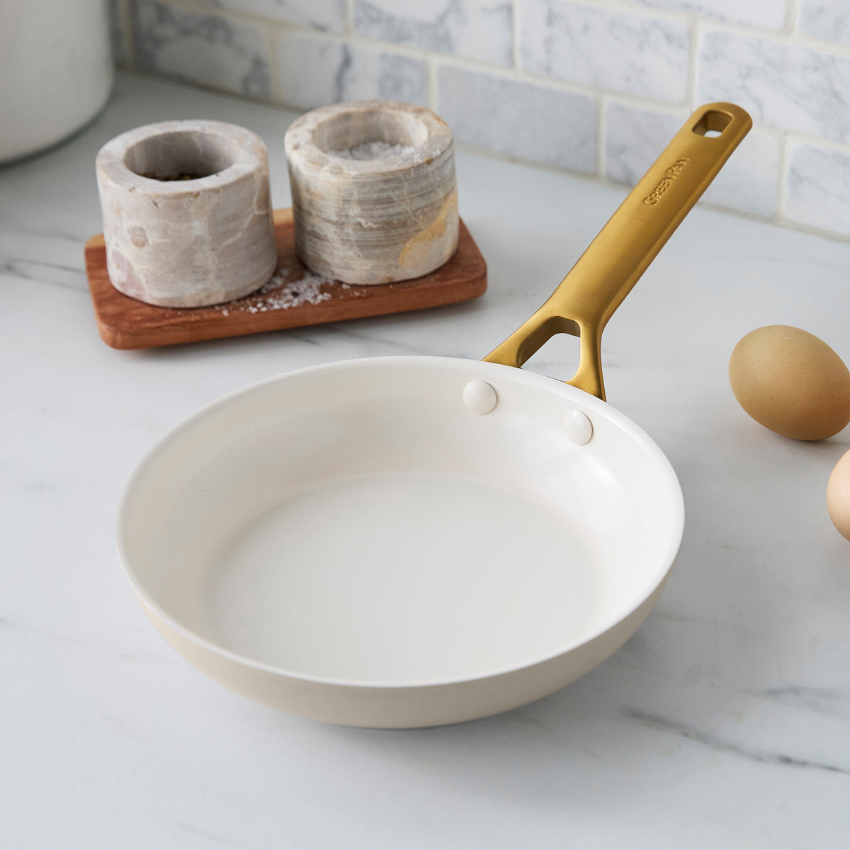 Reserve Pro Ceramic Nonstick 8" Frypan | Macadamia - Image 2