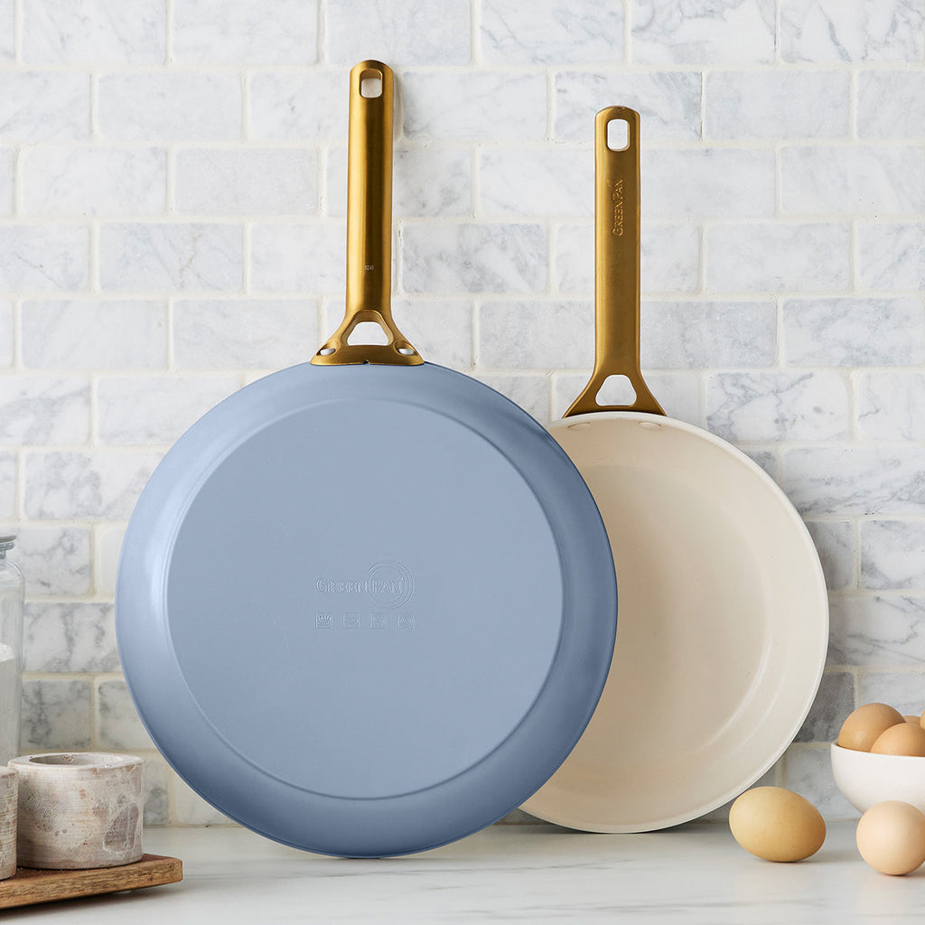 Reserve Pro Ceramic Nonstick 10" and 12" Frypan Set | Ocean - Image 2