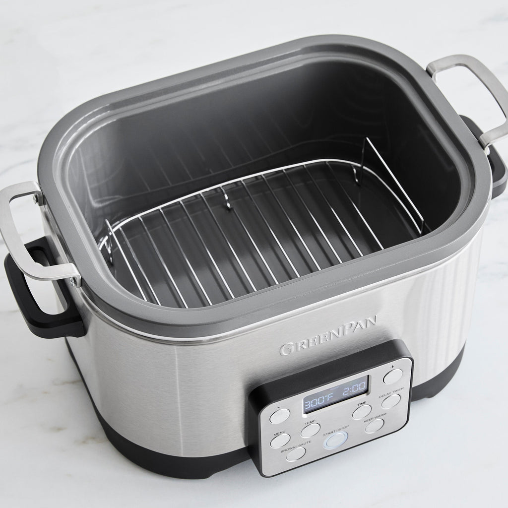 7-in-1 6-Quart Slow Cooker with In-Pot Browning | Stainless Steel - Image 5
