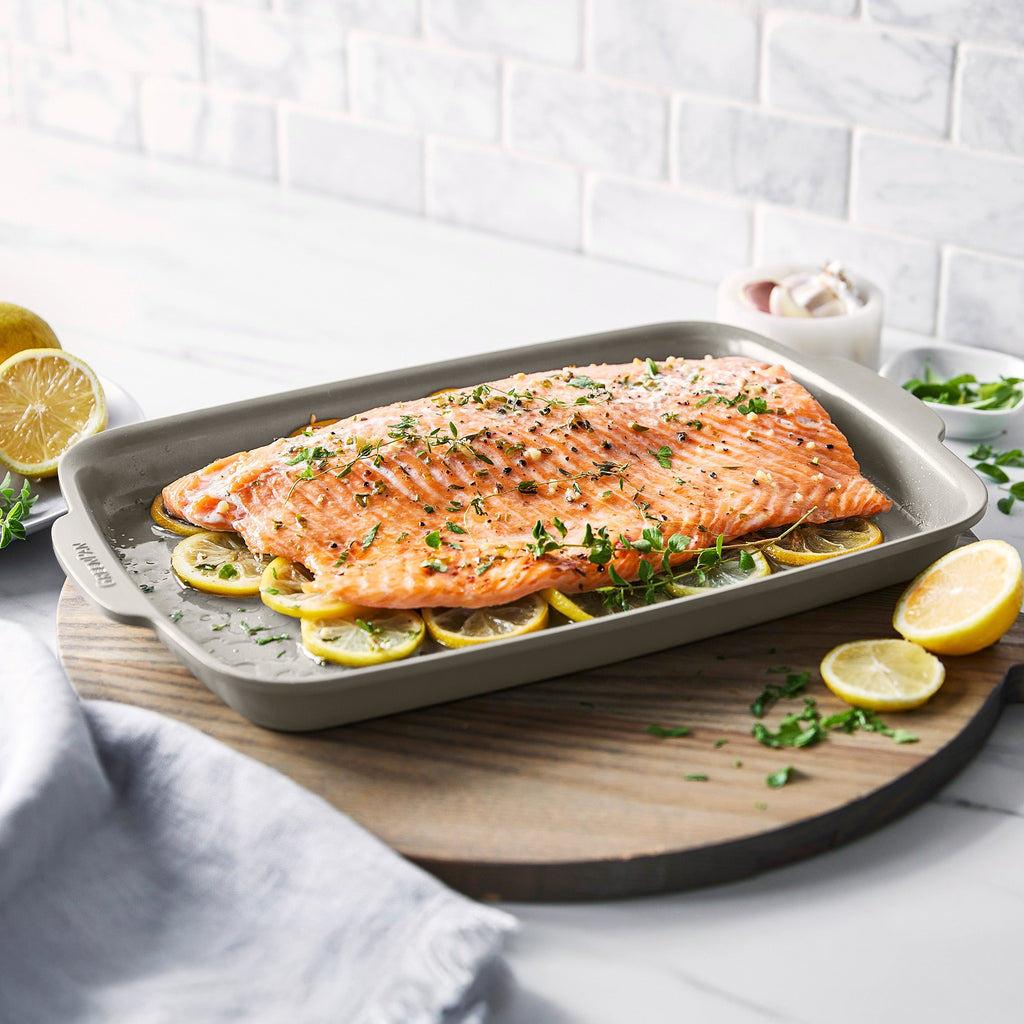 Premiere Ovenware Ceramic Nonstick 6-Piece Set | Taupe - Image 5