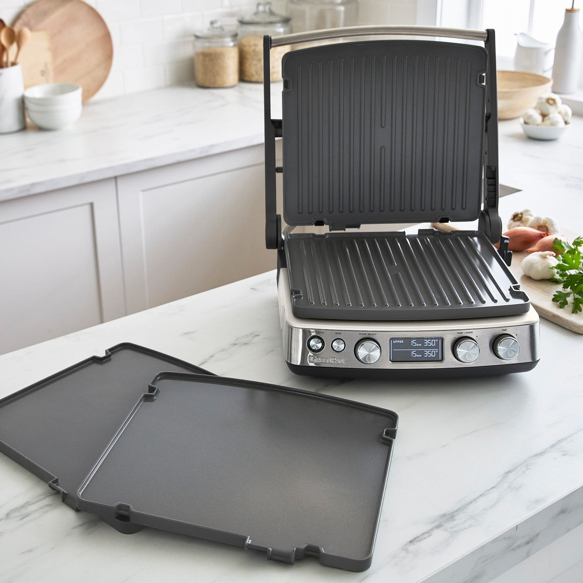 Elite Multi Grill & Griddle with Waffle Plates | Cloud Cream - Image 3