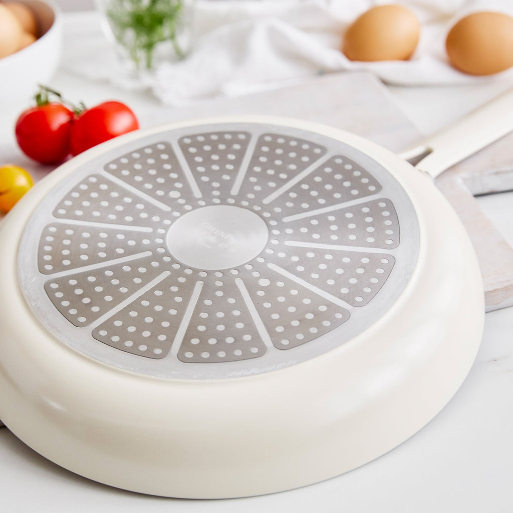 Nova Gallery Ceramic Nonstick 12" Frypan | Cream - Image 7
