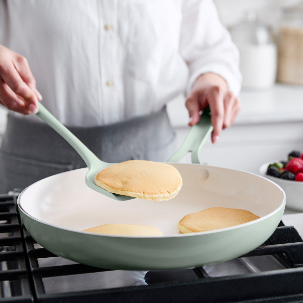 Nova Gallery Ceramic Nonstick 12" Frypan | Pistachio - Image 6