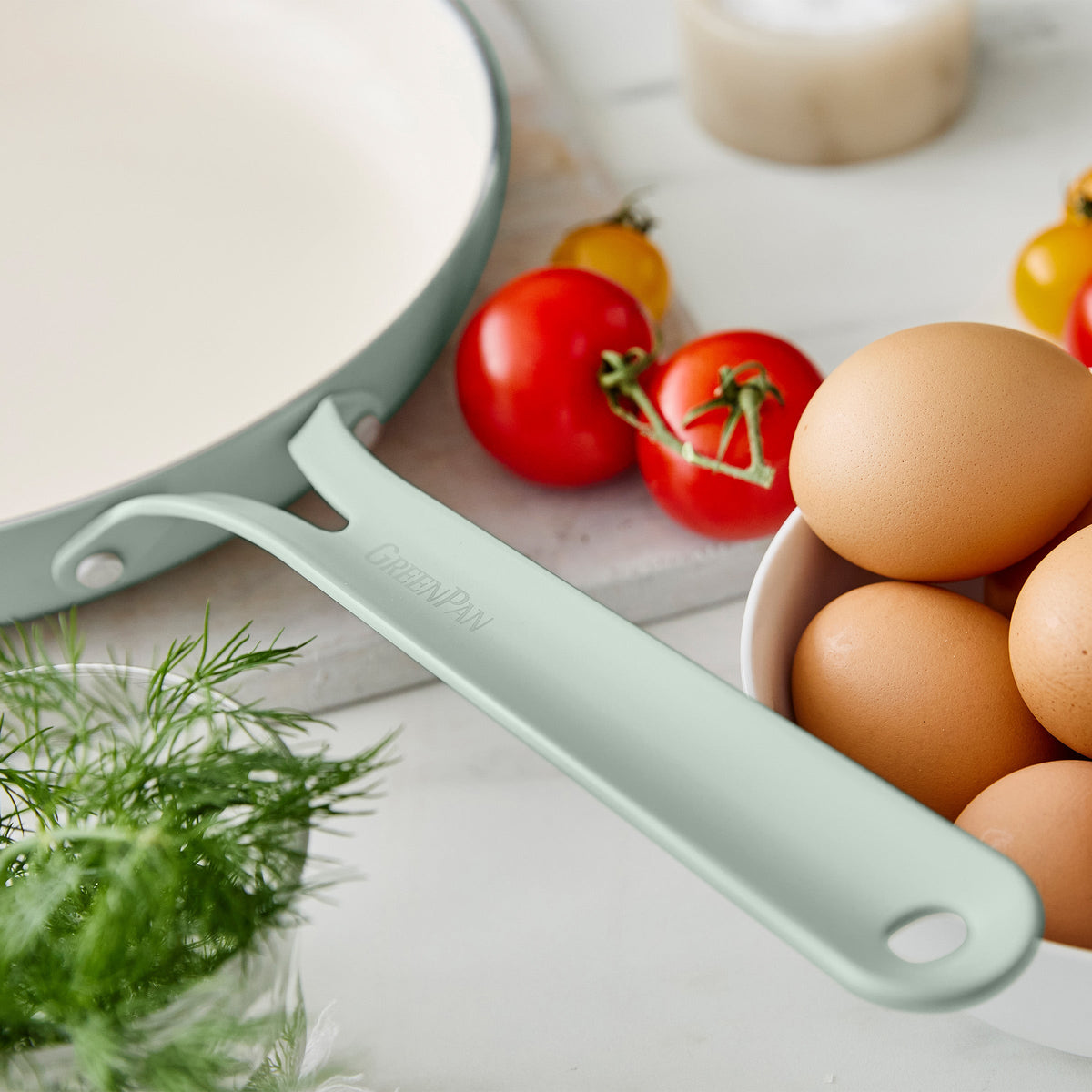 Nova Gallery Ceramic Nonstick 12" Frypan | Pistachio - Image 8