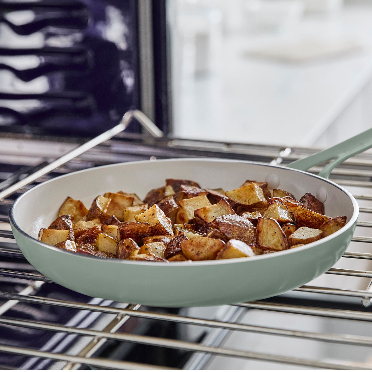 Nova Gallery Ceramic Nonstick 12" Frypan | Pistachio - Image 4