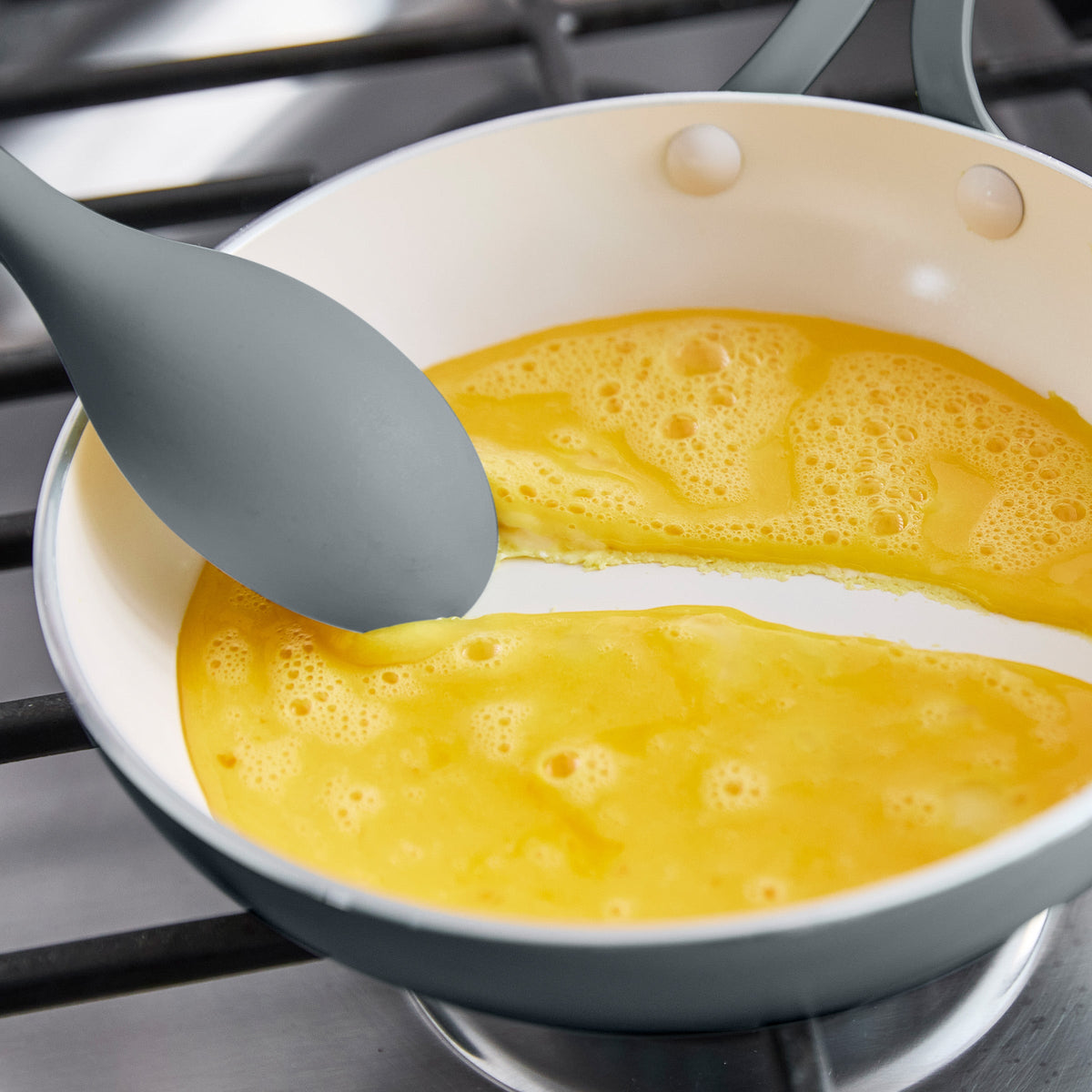 Nova Gallery Ceramic Nonstick 8" and 10" Frypan Set | Gray - Image 7