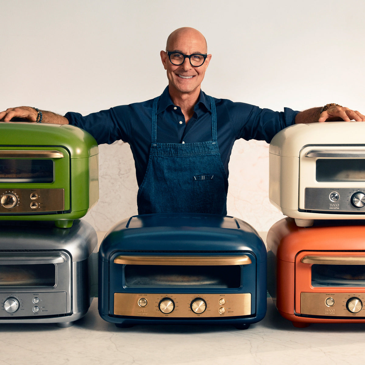 Stanley Tucci™ Indoor and Outdoor Pizza Oven | Tuscan Olive - Image 2