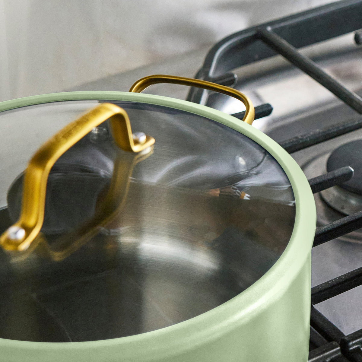 Reserve Pro Uncoated Stainless Steel 12-Piece Cookware Set | Sage - Image 8