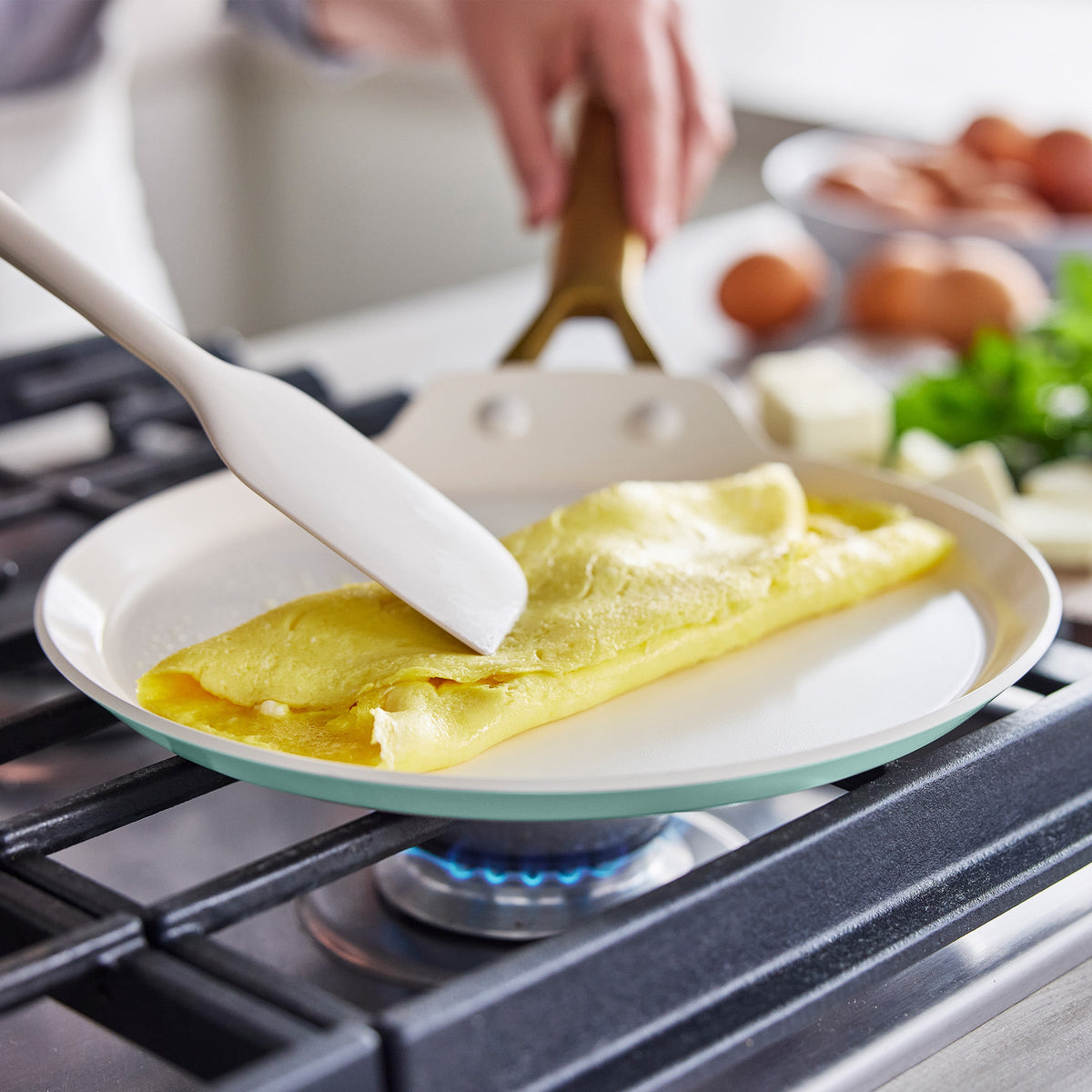 Reserve Pro Ceramic Nonstick 10" Crepe Pan | Seaside - Image 3
