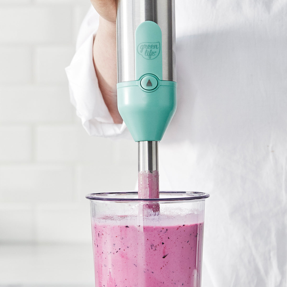 GreenLife Variable Speed Hand Blender | Turquoise - Image 6
