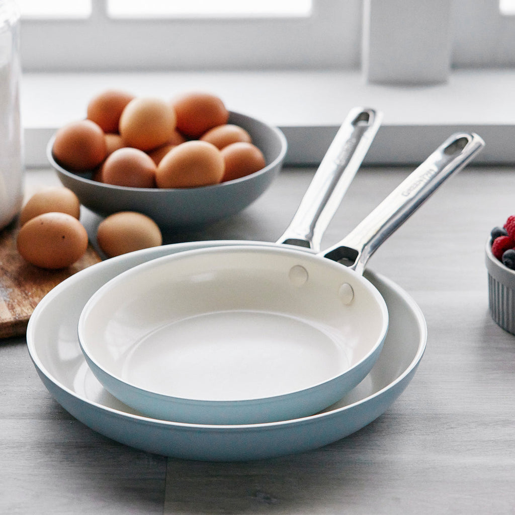 Padova Pro Ceramic Nonstick 8" and 10" Frypan Set - Image 2