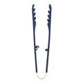 Platinum Silicone Pasta Tongs | Navy