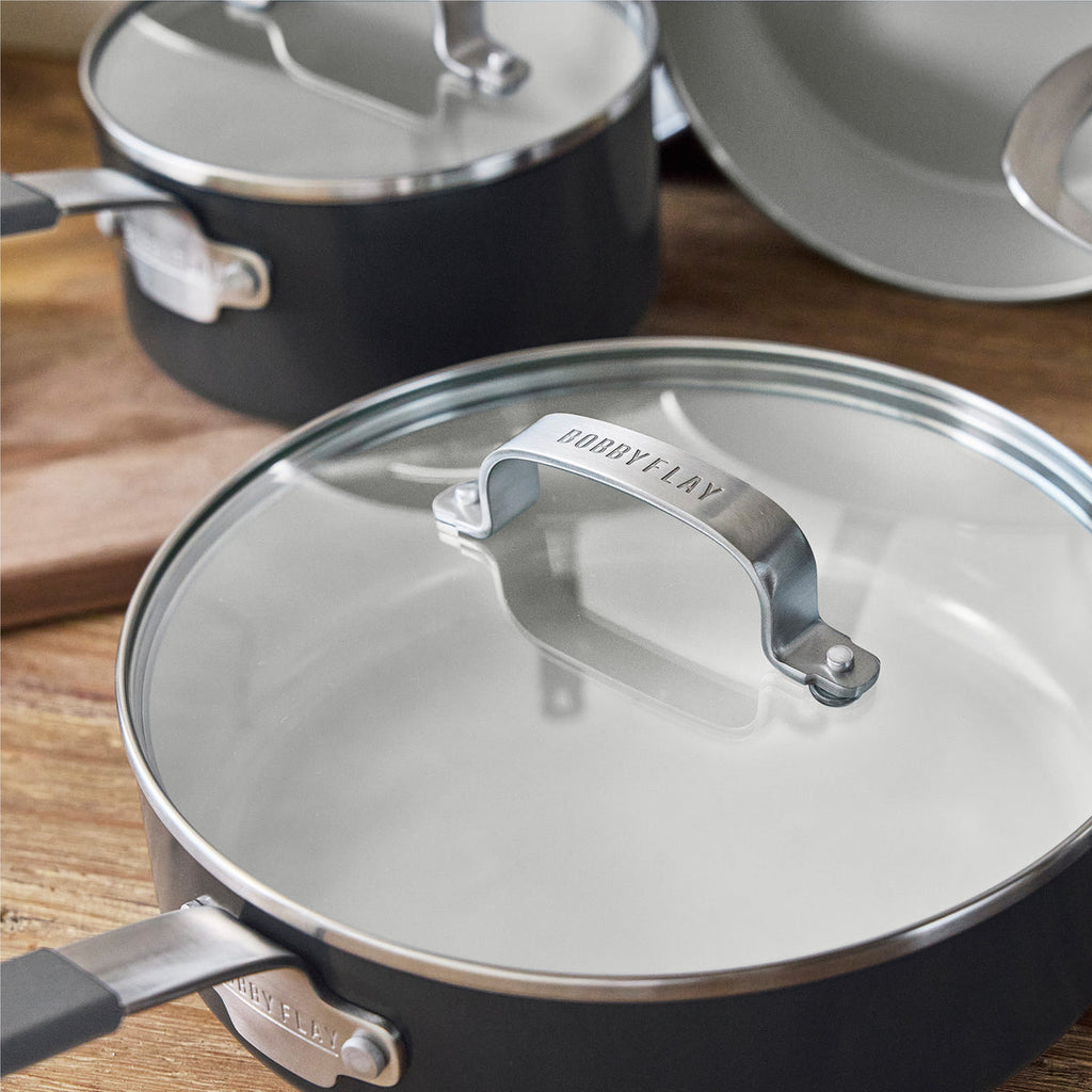 Bobby Flay by GreenPan Professional Ceramic Nonstick 13-Piece Cookware Set | Graphite - Image 6