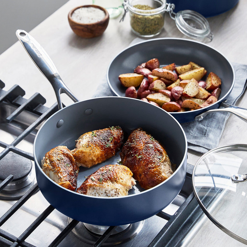 Valencia Pro Ceramic Nonstick 19-Piece Cookware Set | Twilight - Image 4
