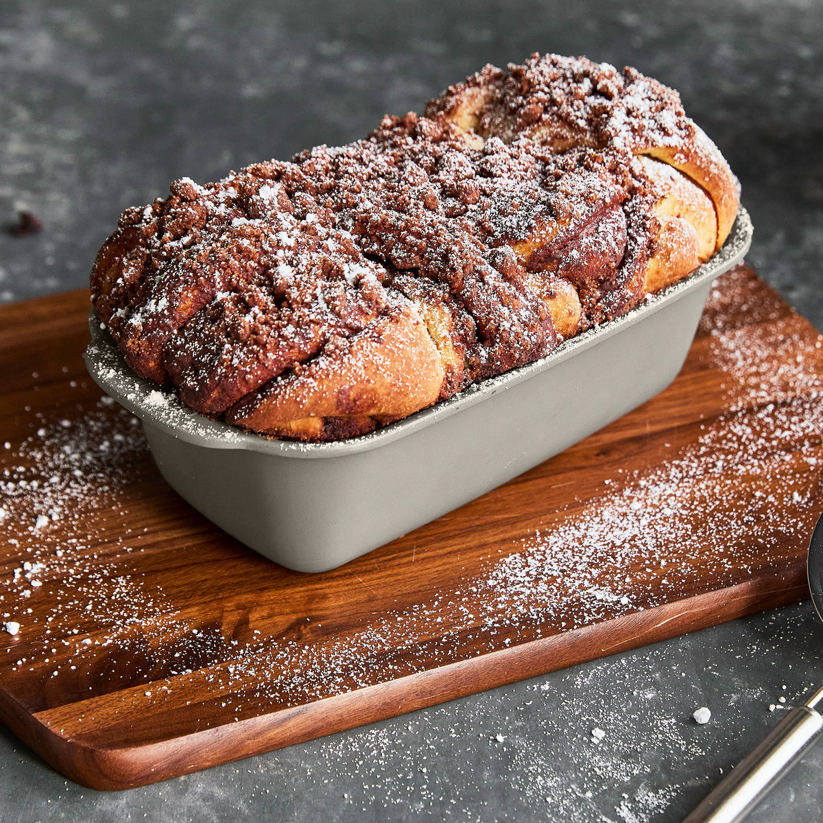 Premiere Ovenware Ceramic Nonstick 1 lb. Loaf Pan | Taupe - Image 5