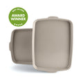 Premiere Ovenware Ceramic Nonstick 13" x 9" Quarter Sheet Pan Set | Taupe