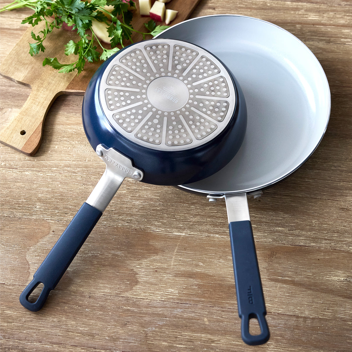 Bobby Flay by GreenPan Ultimate Set with Bobby at Home Cookbook | Oxford Blue - Image 6