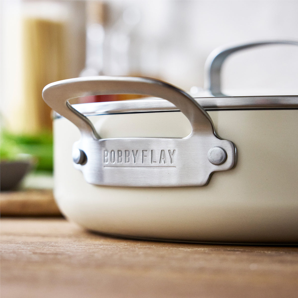 Bobby Flay by GreenPan Ultimate Set with Bobby at Home Cookbook | Cream - Image 7