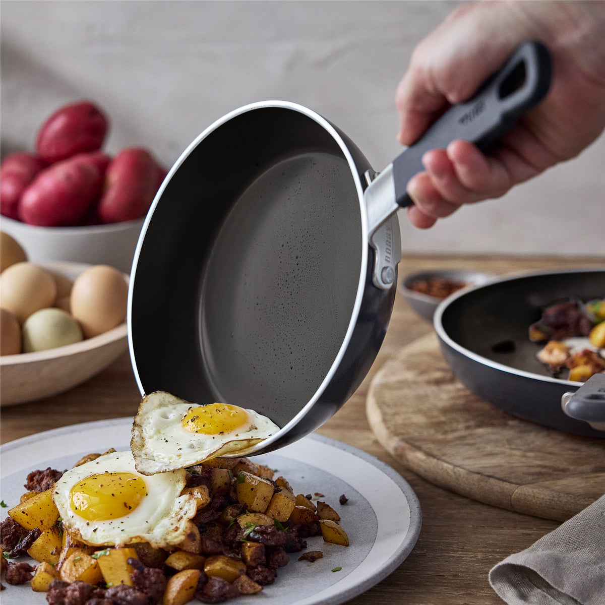 Bobby Flay by GreenPan Ultimate Set with Bobby at Home Cookbook | Black - Image 5
