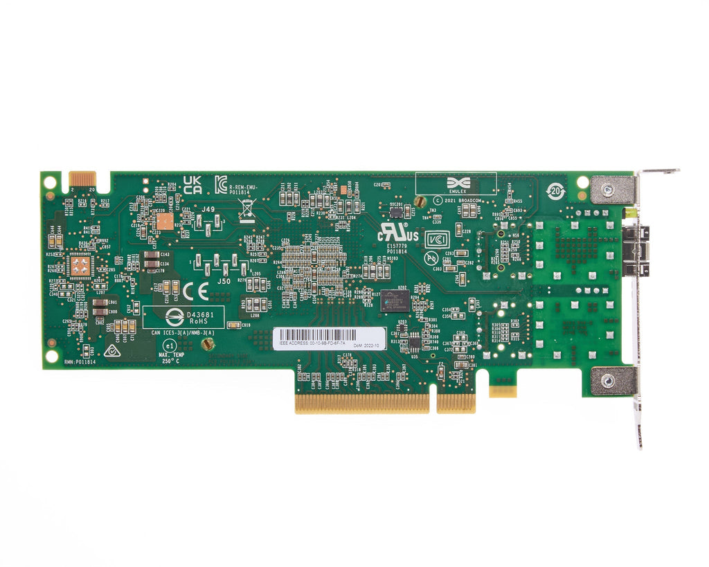 Dell Emulex LPe35000-M2-D Single Port 32GB Fiber Channel SFP+ HBA Low Profile