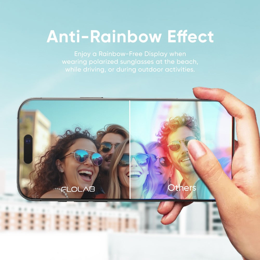 NanoArmour ONETIME PRO Anti Reflective PolarSpectra Infinity Edge Case-Friendly – iPhone 17 Series