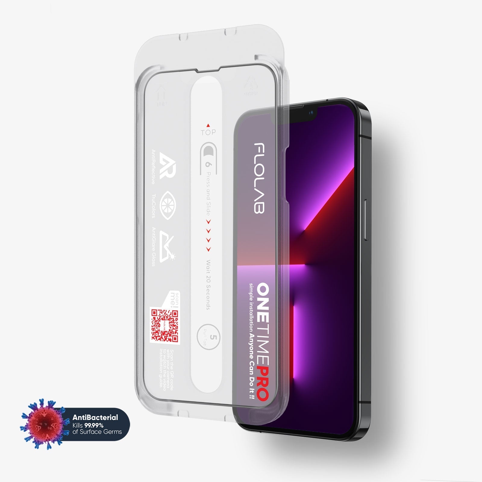 FLOLAB ONETIME PRO Matte Anti-Glare Infinity Edge Screen Protector – iPhone 15 Series