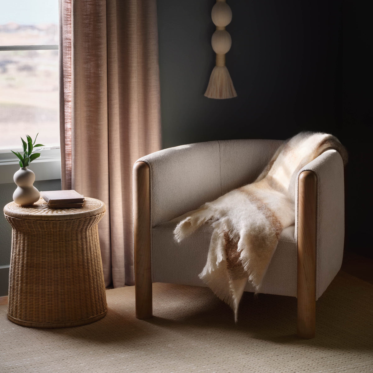 Ora Wicker Side Table - Image 2