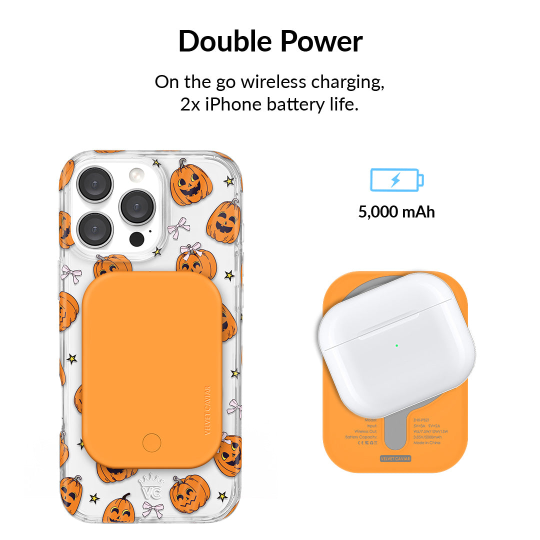 Orange MagSafe Battery Power Pack