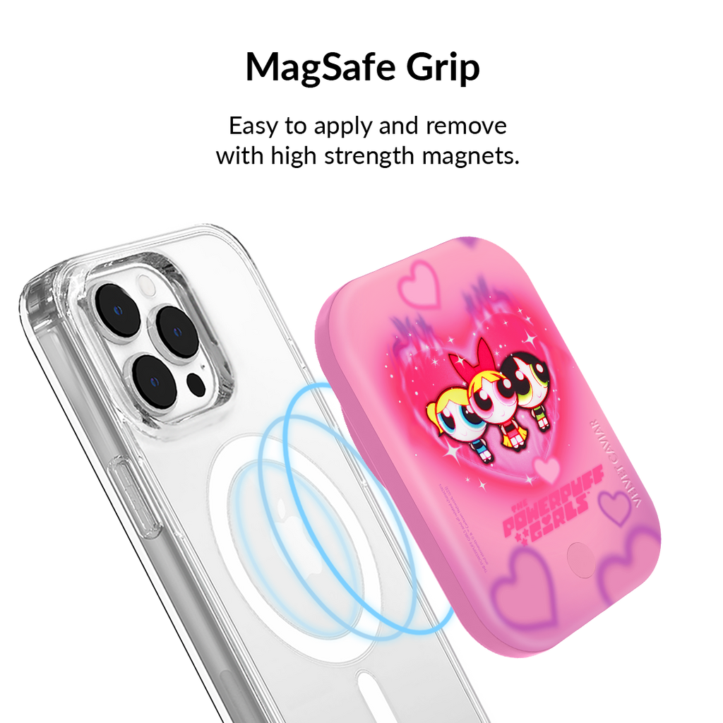 The Powerpuff Girls Airbrush Hearts MagSafe Battery Power Pack
