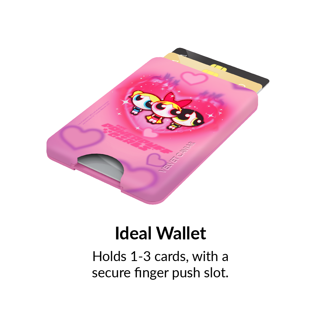 The Powerpuff Girls Airbrush Hearts MagSafe Wallet