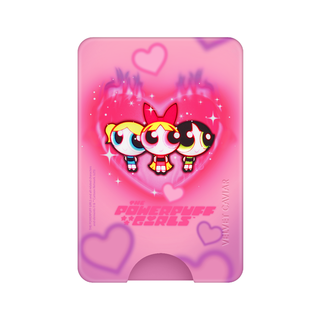 The Powerpuff Girls Airbrush Hearts MagSafe Wallet