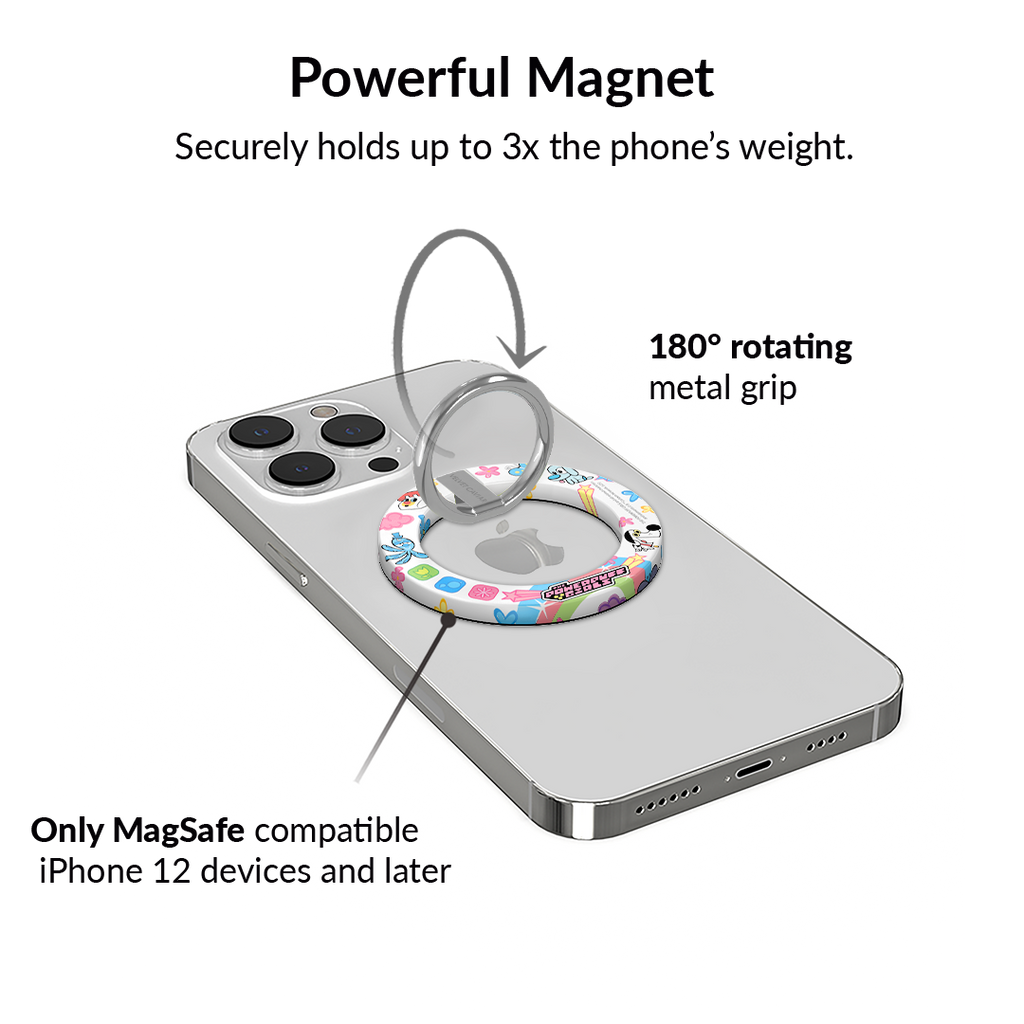 The Powerpuff Girls Girl Power MagSafe Grip Ring