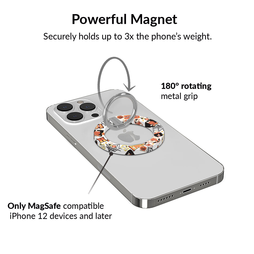 Snoopy Halloween Varsity MagSafe Grip Ring