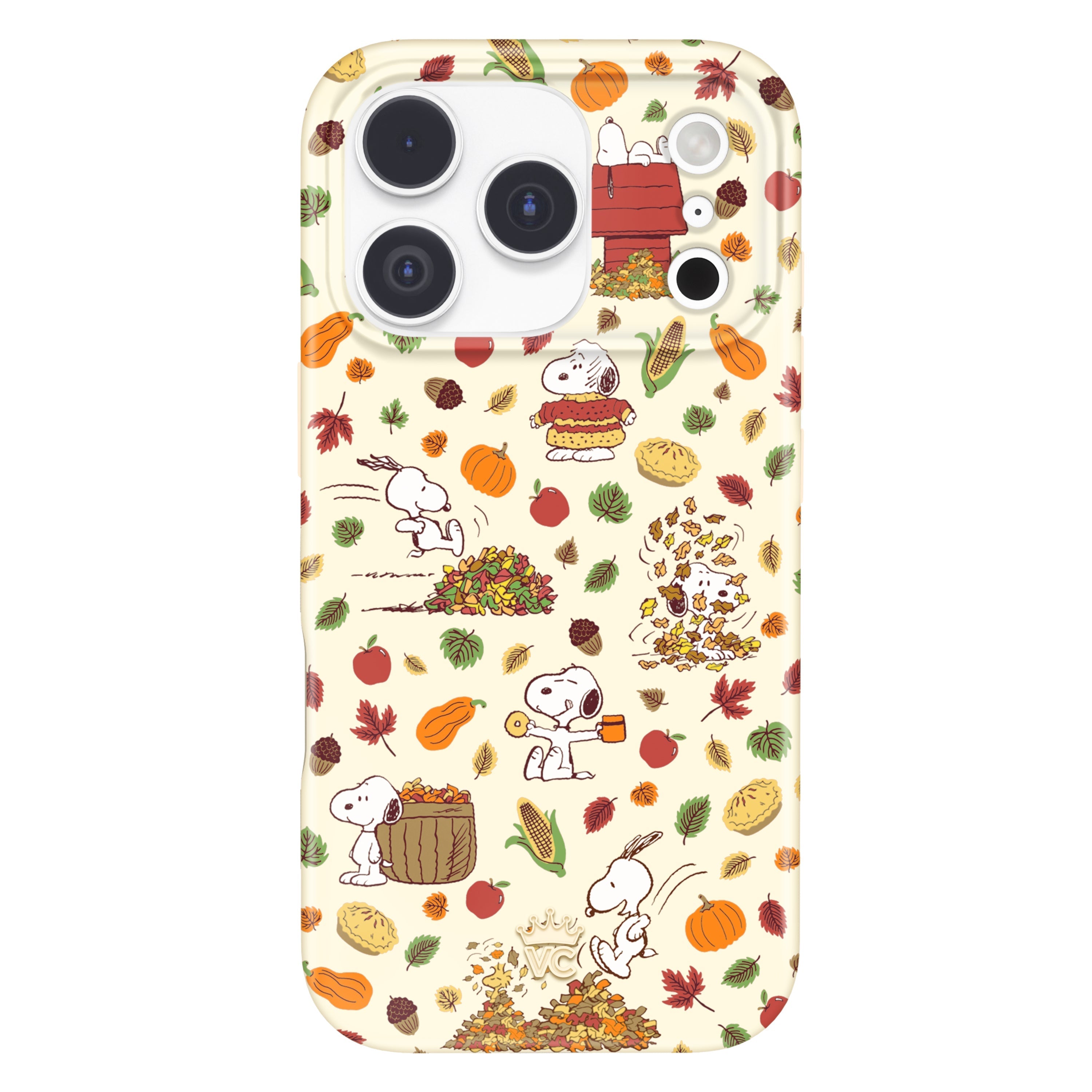 Snoopy Autumn Leaves iPhone Case