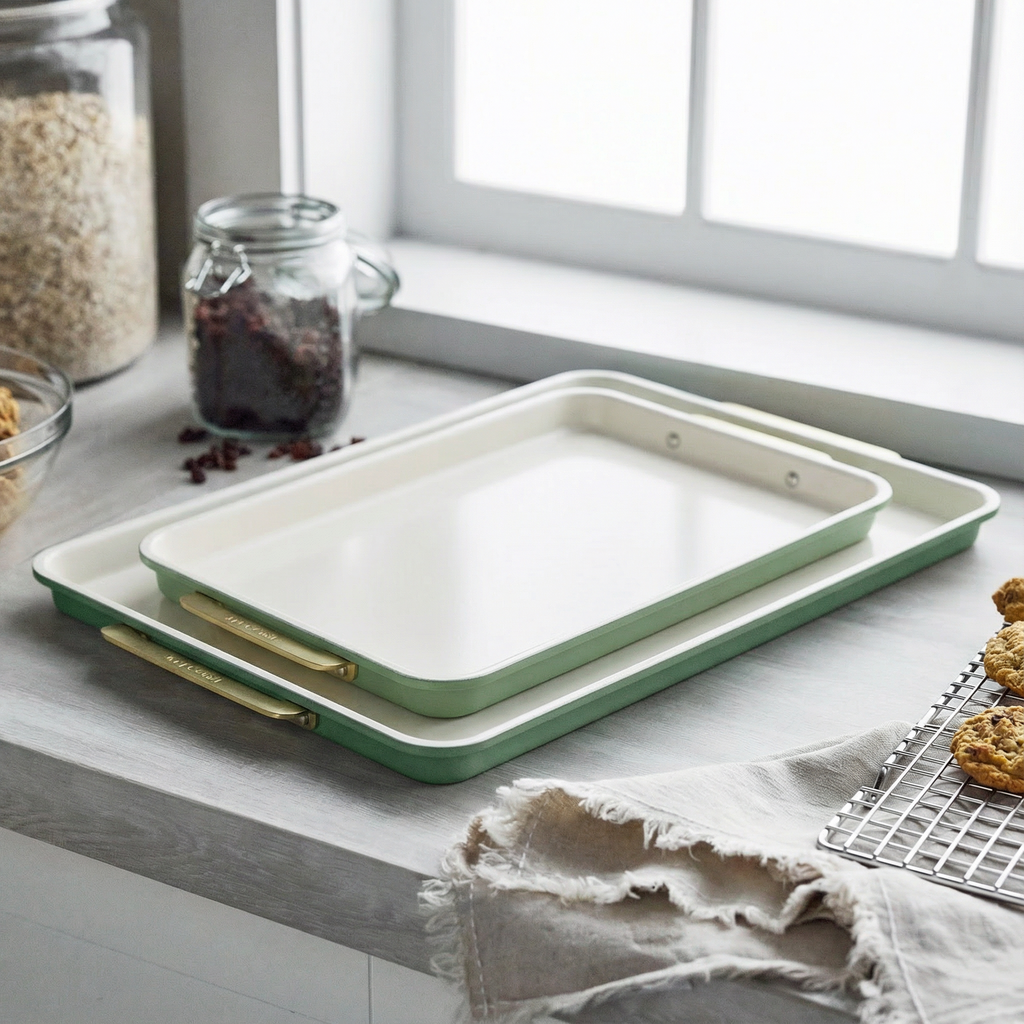 Reserve Bakeware 2-Piece Sheet Pan Set | Sage - Image 2
