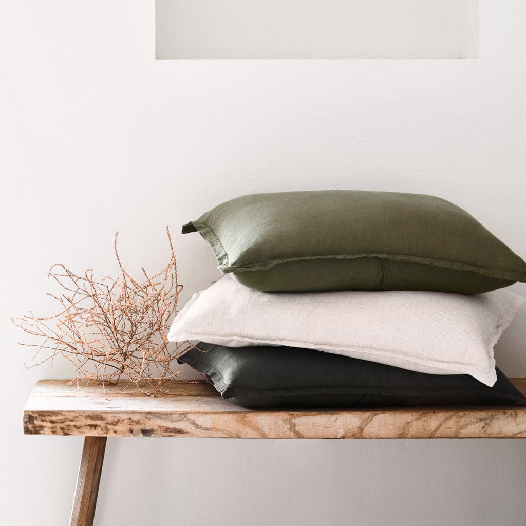 Stonewashed Linen Euro Shams - Image 35