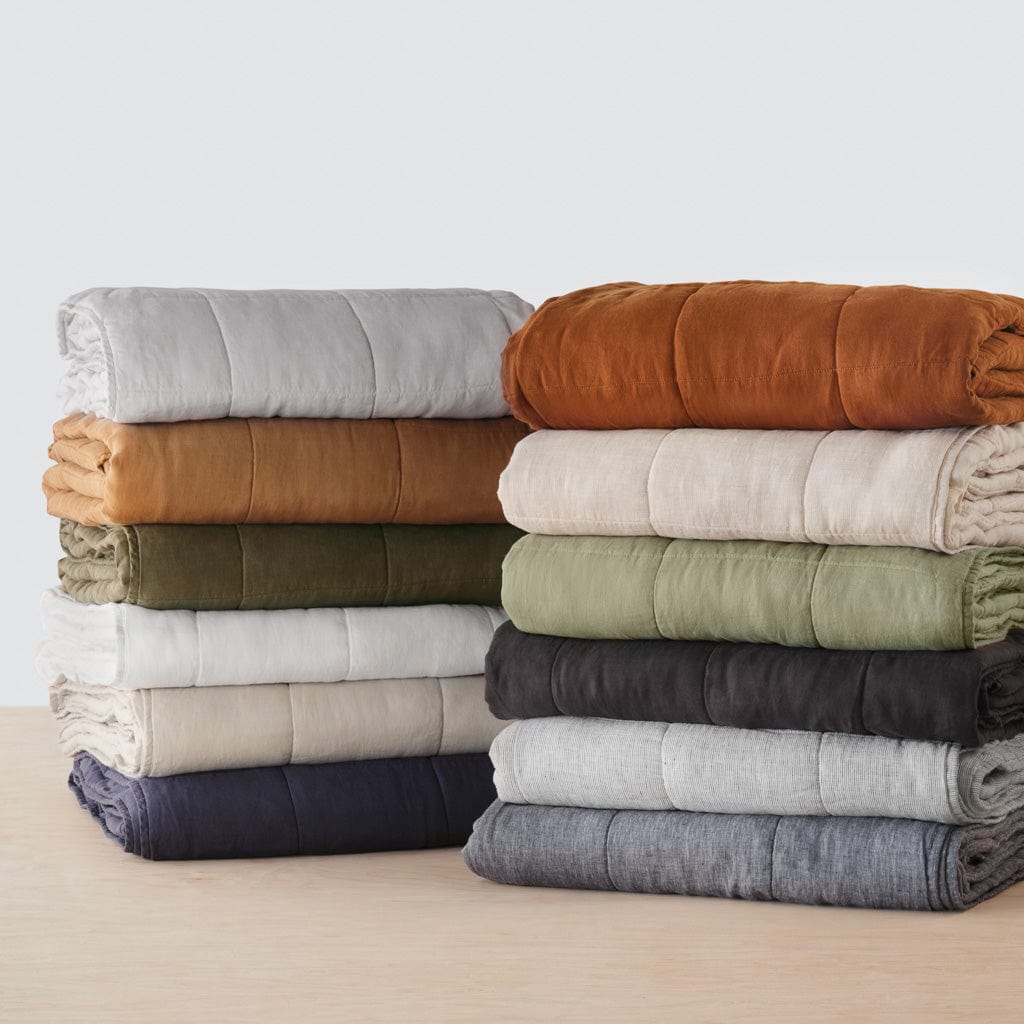 Stonewashed Linen Quilt - Image 70