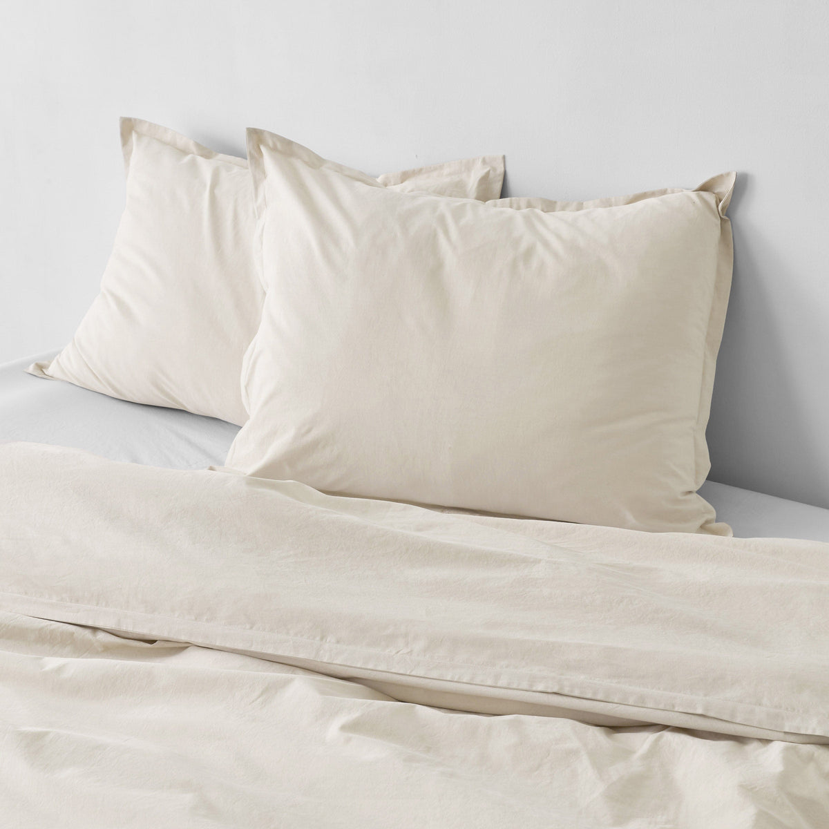 Stonewashed Organic Cotton Percale Shams - Image 22