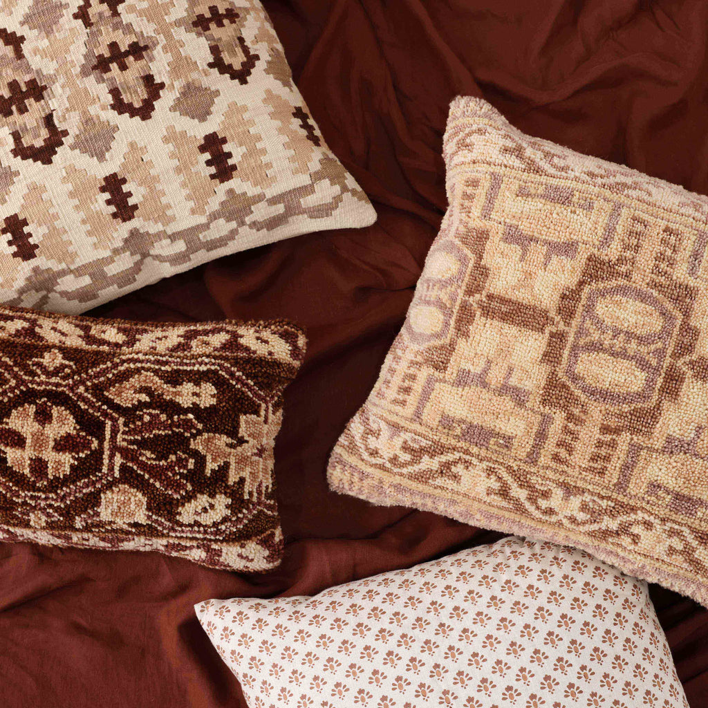 Sylvia Hand-Knotted Small Lumbar Pillow - Image 2