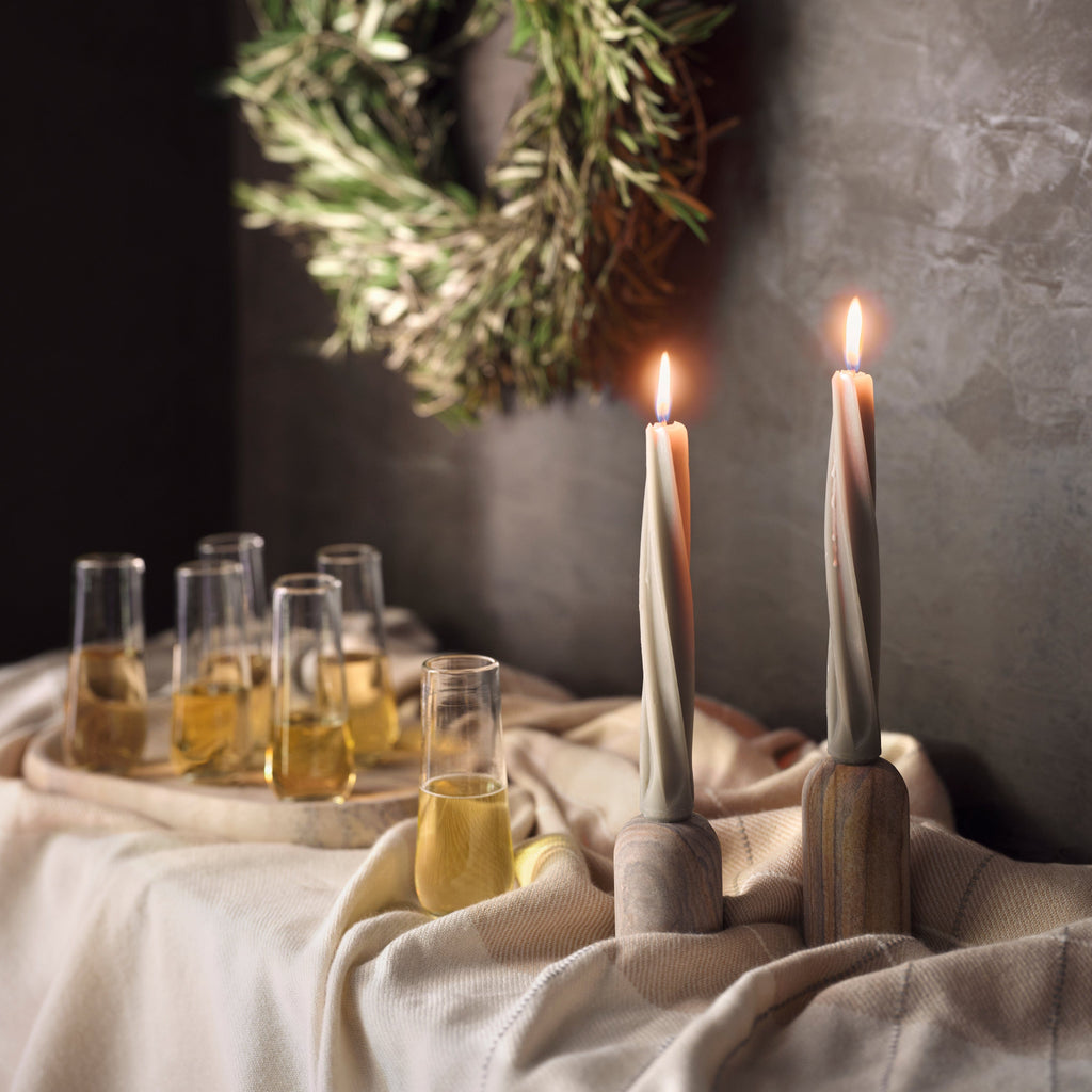 Twist Taper Candles - Set of 2 - Image 3