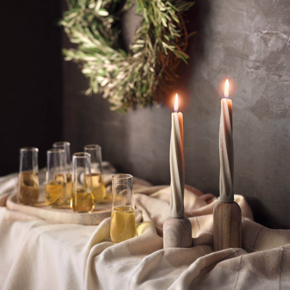 Twist Taper Candles - Set of 2 - Image 4